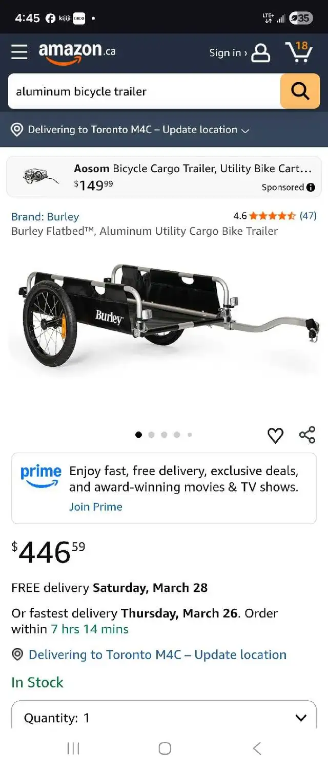 2024 aluminum bicycle trailer - Photo 4