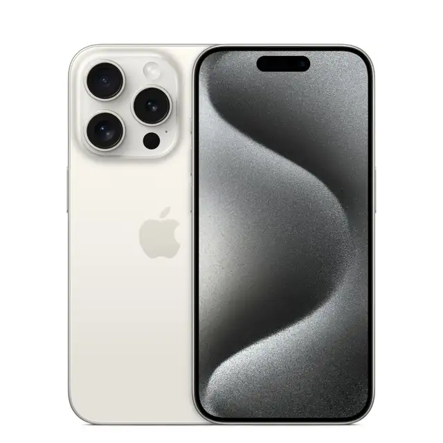 UNLOCKED IPHONE 15 PRO WHITE TITANIUM (128 GB) 780-456-6675