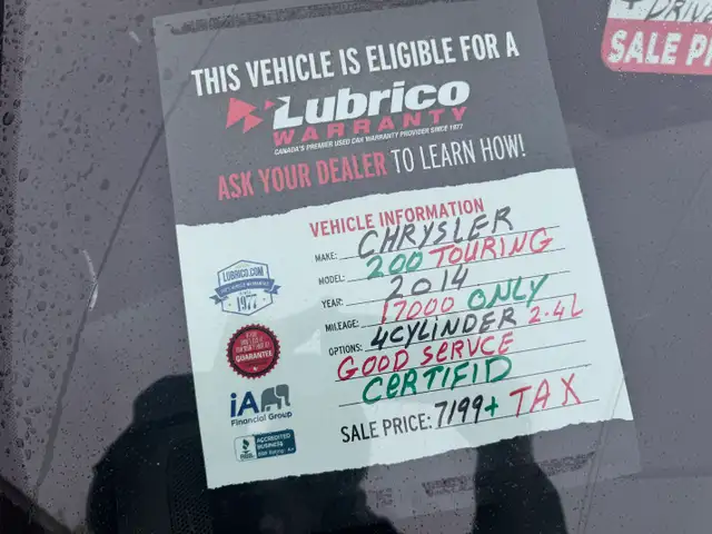 2014 Chrysler 200 Touring - Photo 12