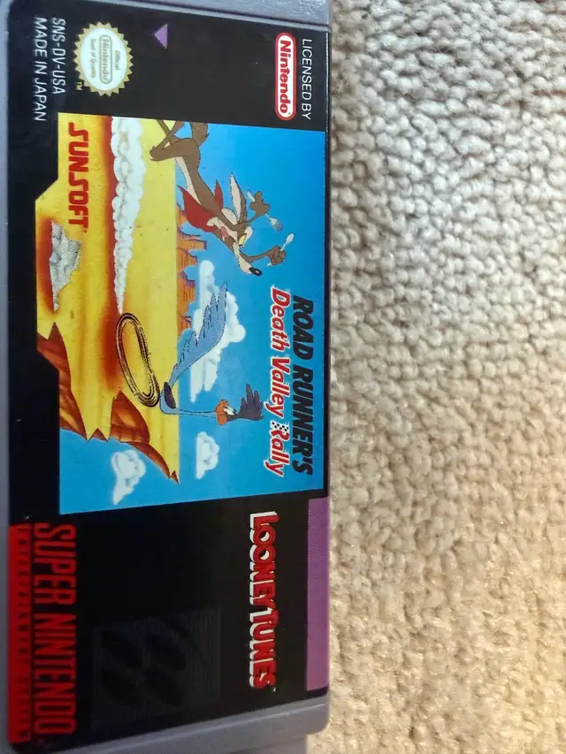 Super Nintendo Road Runner – Death Valley – SNES Cartridge Only