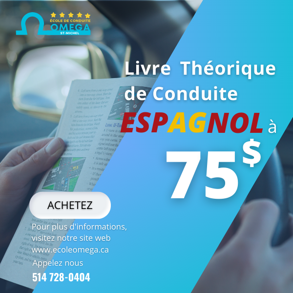 Libro en español para el examen téorico de la SAAQ