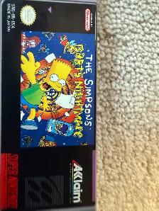 Super Nintendo The Simpsons: Bart’s Nightmare – SNES Cartridge
