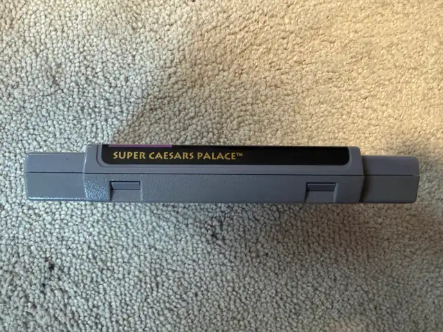Super Nintendo Super Caesars Palace – SNES Cartridge Only - Photo 3
