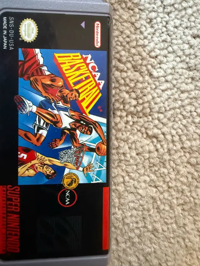 Super Nintendo NCAA Basketball – SNES Cartridge Only