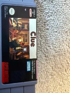 Super Nintendo Clue – SNES Cartridge Only