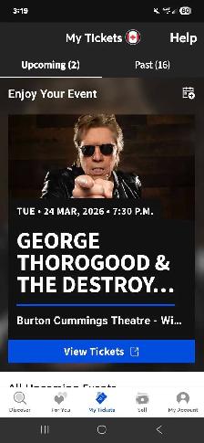 George Thorogood Tix