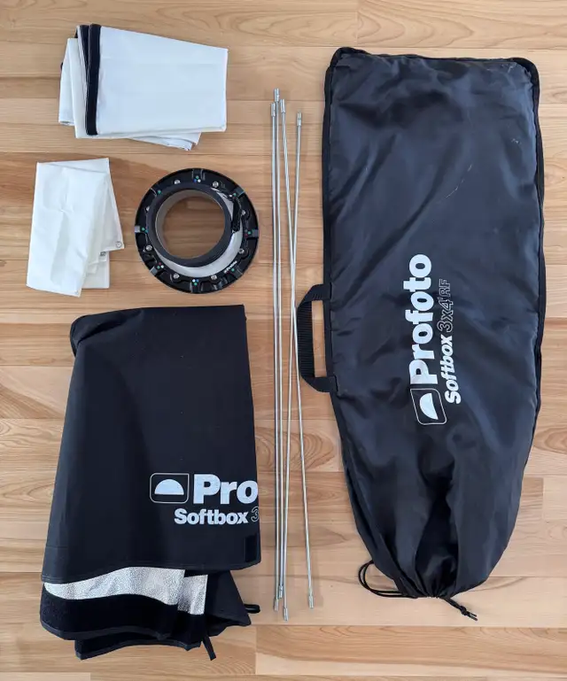 Profoto RF Softbox 3x4 (intérieur silver), Speedring Profoto 100