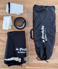 Profoto RF Softbox 3x4 (intérieur silver), Speedring Profoto 100
