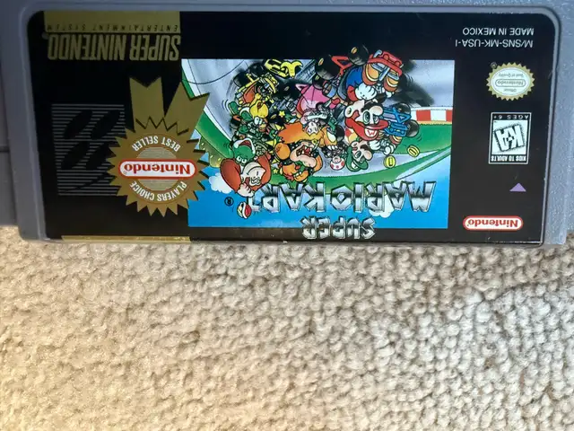 Super Nintendo Super Mario Kart – SNES Cartridge Only