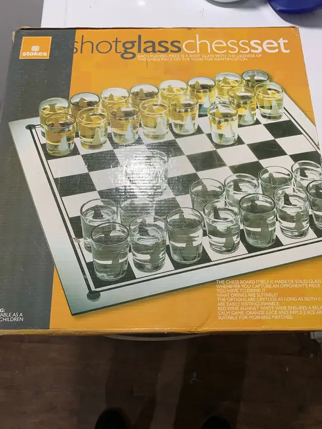 Glass Chess Set
