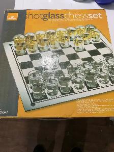 Glass Chess Set