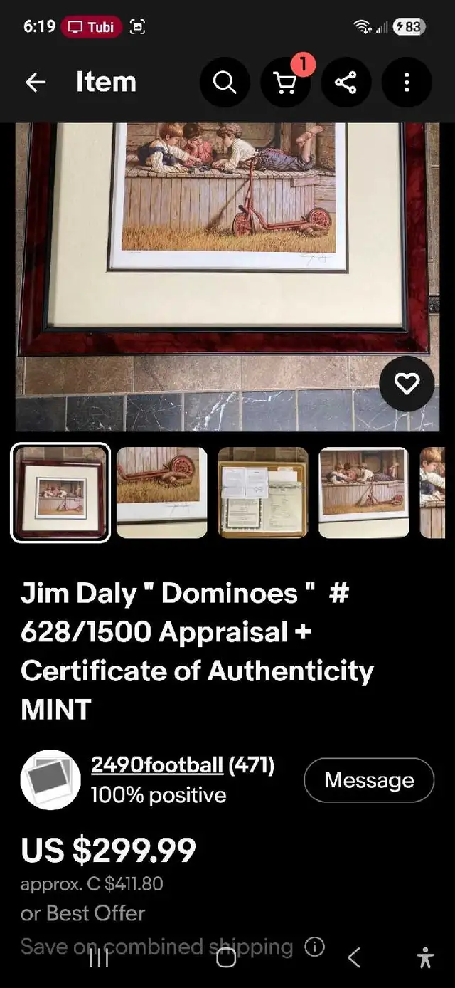 4 Jim Daly Signed Prints - Photo 10