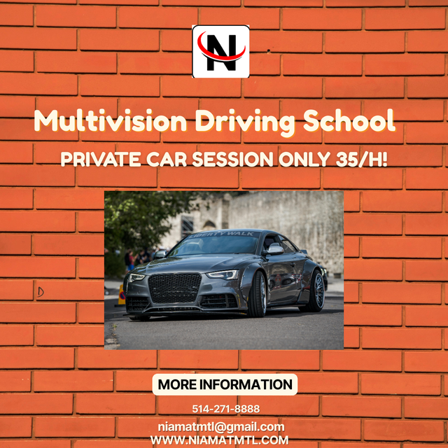 PRIVATE CAR SESSION WITH APPROVED DRIVING SCHOOL IN MONTREAL - Photo 2