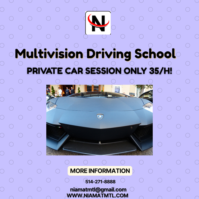 PRIVATE CAR SESSION WITH APPROVED DRIVING SCHOOL IN MONTREAL - Photo 4