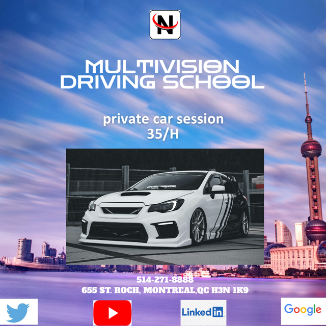 PRIVATE CAR SESSION WITH APPROVED DRIVING SCHOOL IN MONTREAL - Photo 5
