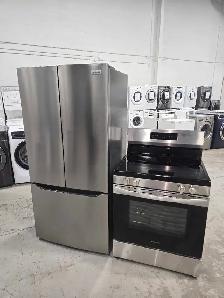 refrigerator & range