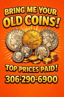 Wanted/  Bring me your old coin collections