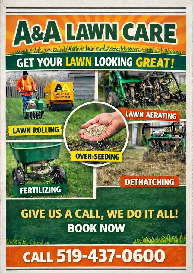lawn care / lawn rolling