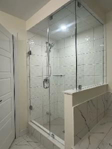 SHOWER GLASS DOORS SHOWER ENCLOSURES GLASS BATHTUB SLIDING GLASS - Photo 5