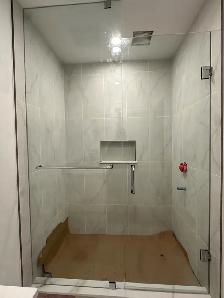 SHOWER GLASS DOORS SHOWER ENCLOSURES GLASS BATHTUB SLIDING GLASS - Photo 7