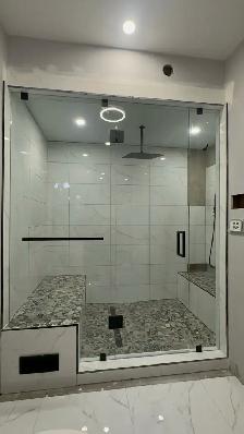 SHOWER GLASS DOORS SHOWER ENCLOSURES GLASS BATHTUB SLIDING GLASS - Photo 10