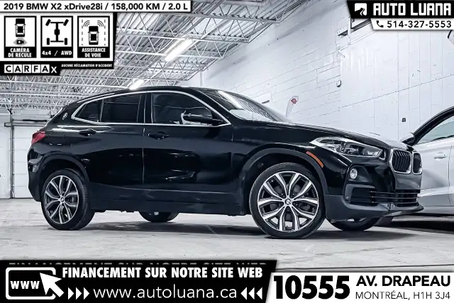 2019 BMW X2 xDrive28i AWD/CARPLAY/CAMERA/NAVI/LANE ASSIST/MAGS