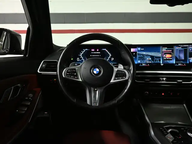 2024 BMW 3 Series 330i xDrive ///M Shadow HUD 360CAM Red Interio - Photo 13