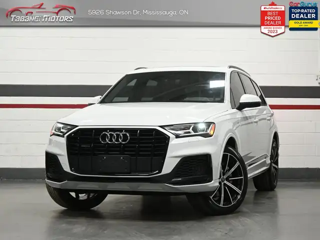 2022 Audi Q7 S-Line Black Optics No Accident Panoramic Roof Navi