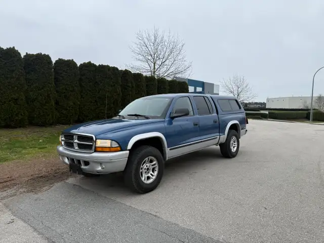 2004 DODGE DAKOTA QUAD CAB SLT 4WD AUTOMATIC A/C ALLOYS LOCAL BC