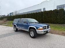 2004 DODGE DAKOTA QUAD CAB SLT 4WD AUTOMATIC A/C ALLOYS LOCAL BC - Photo 2