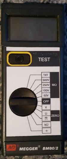 AVO Megger model BM80/2. READ DISCRIPTION  PARTS/REPAIR