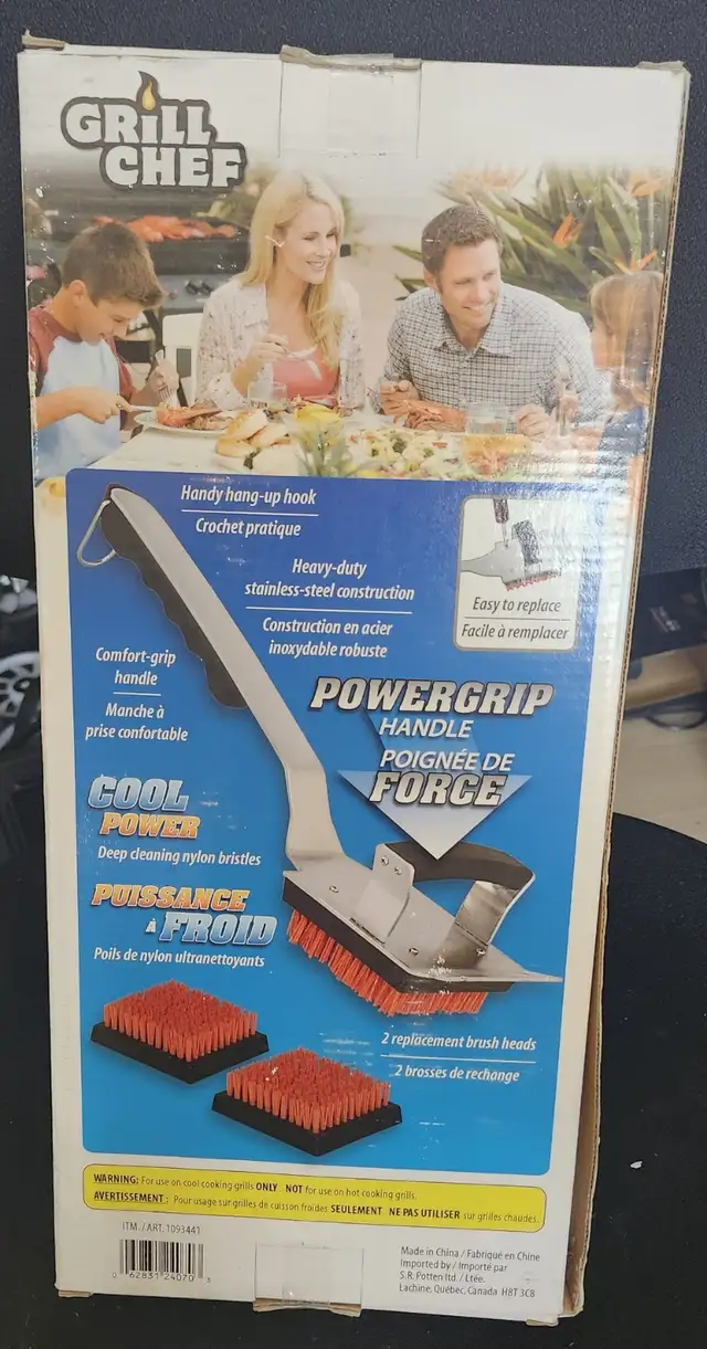 BBQ GRILL BRUSH – 3 HEAD CLEANER   SCRAPER – NEW – $15 - Photo 2