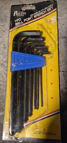7PC METRIC BALL-END HEX KEY SET – LONG ARM – NEW – $5