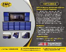 10FT-40D-2 Workbench Cabinet – Spacious, Heavy-Duty