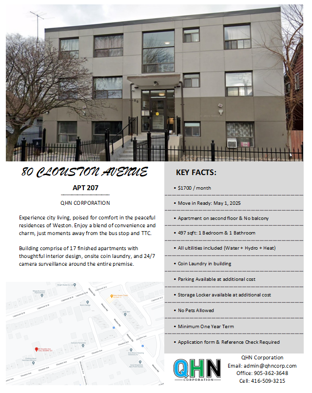 Apartment 1 BEDROOM - at Clouston Avenue, YORK ON - Photo 10