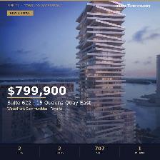 Toronto Waterfront - 2 Bed & 2 Bath Apartment