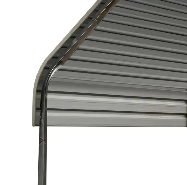 11ft x 19ft Steel Carport – Sturdy, Secure Shelter for Cars - Photo 3