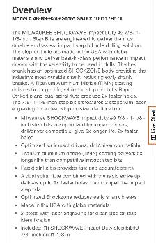 Milwaukee Tool  7/8 -inch  Impact-Rated Titanium Step Drill Bit - Photo 3