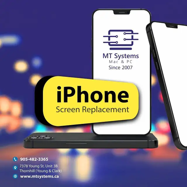 iPhone LCD Screen Replacement – Thornhill (Yonge & Clark)