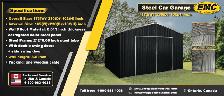 14ft x 19ft Steel Car Garage – Sturdy, Weather-Resistant Protect - Photo 3
