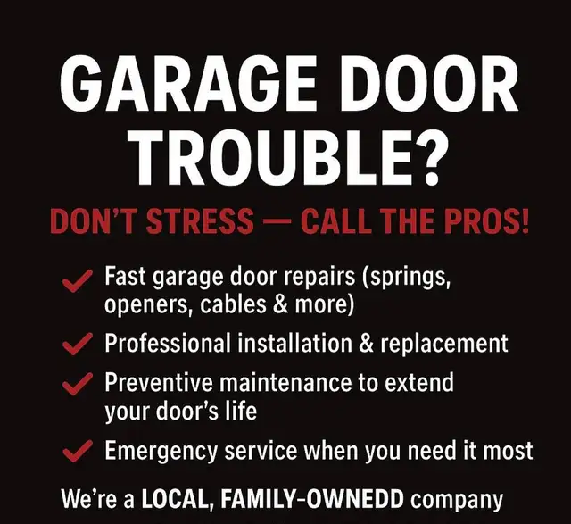 Garage Door Repair / best rates around