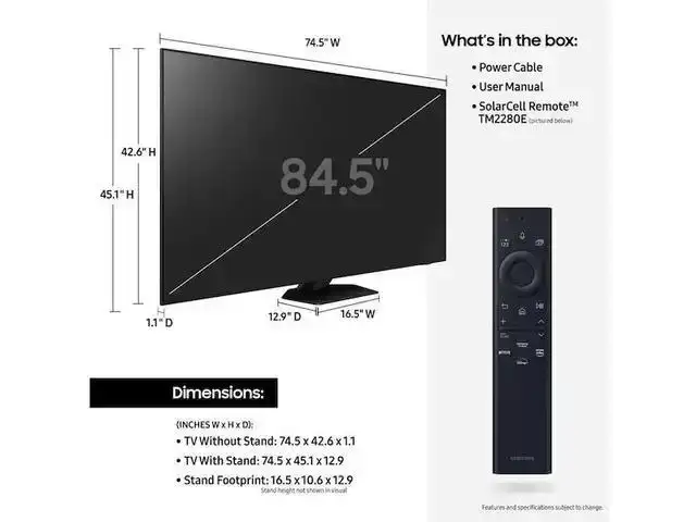 BRAND NEW SAMSUNG NEO QLED 75' QN85C,4K SMART NEO QLEDs TV - Photo 5