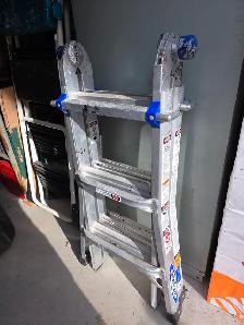 Werner 13' Type 1A 300lb Capacity Aluminum Multi-Position Ladder