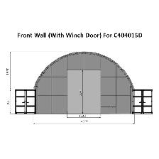 Front & Back Wall Kit for C404015D Container Shelter - Photo 2
