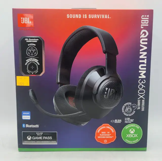 JBL Quantum 360x Wireless Gaming Headset for Xbox Brand New