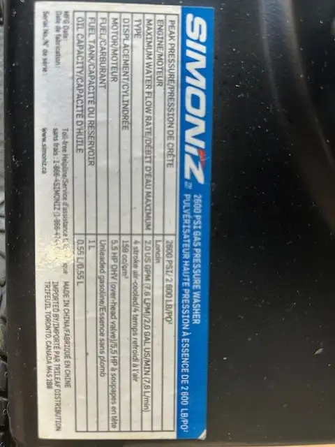 LAVEUSE A PRESSION USAGÉE - Photo 2