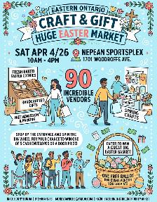 HUGE Easter Market Sat Apr 4/26 Nepean Sportsplex 10am - 4pm - Photo 2