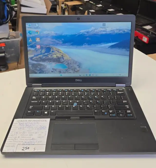 Laptop Dell Latitude 5490 i5-8350U 8Go DDR4 SSD 256Go NVMe HDMI