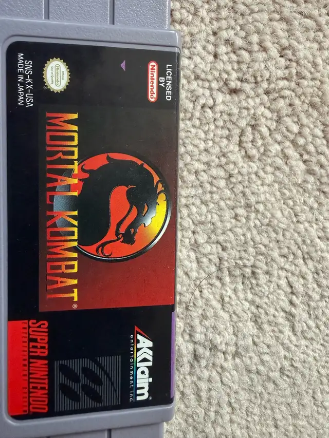 Super Nintendo Mortal Kombat – SNES Cartridge Only