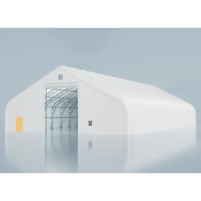 Extra-Large Double Truss Storage Shelter (50’ x 100’ x 26’)